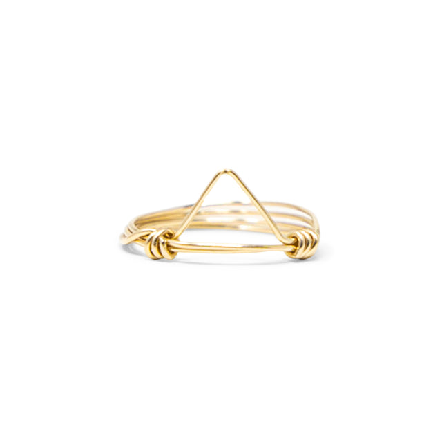 Gold Triangle Ring