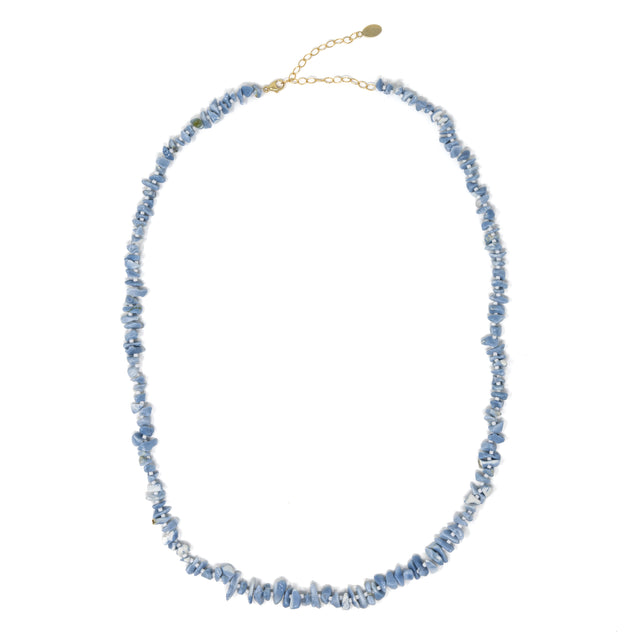 Opal Chip Bead Necklace