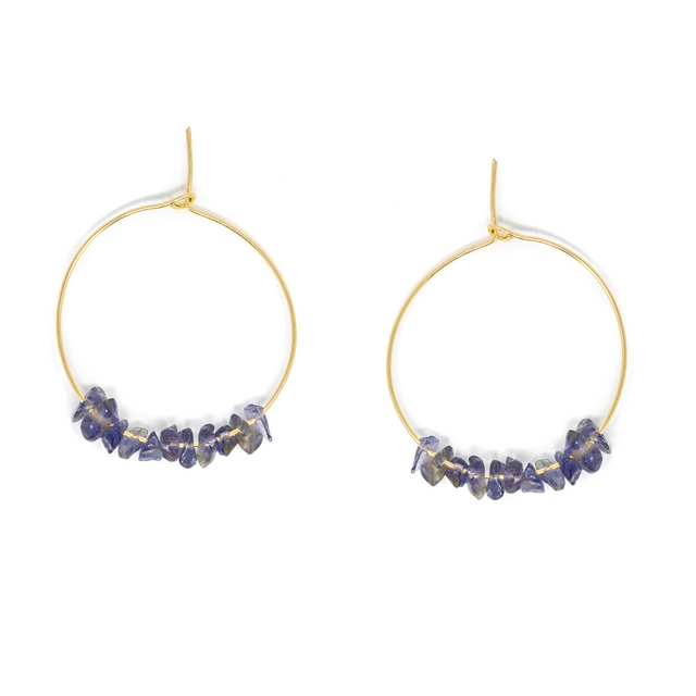 Gold & Iolie Hoop Earring