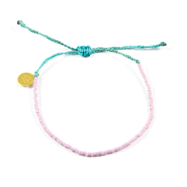 Teal & Plum Beaded Simple Bracelet