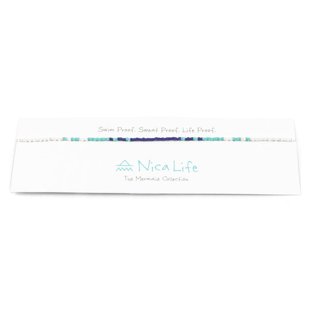 Teal & Navy Ombre Waterproof Choker