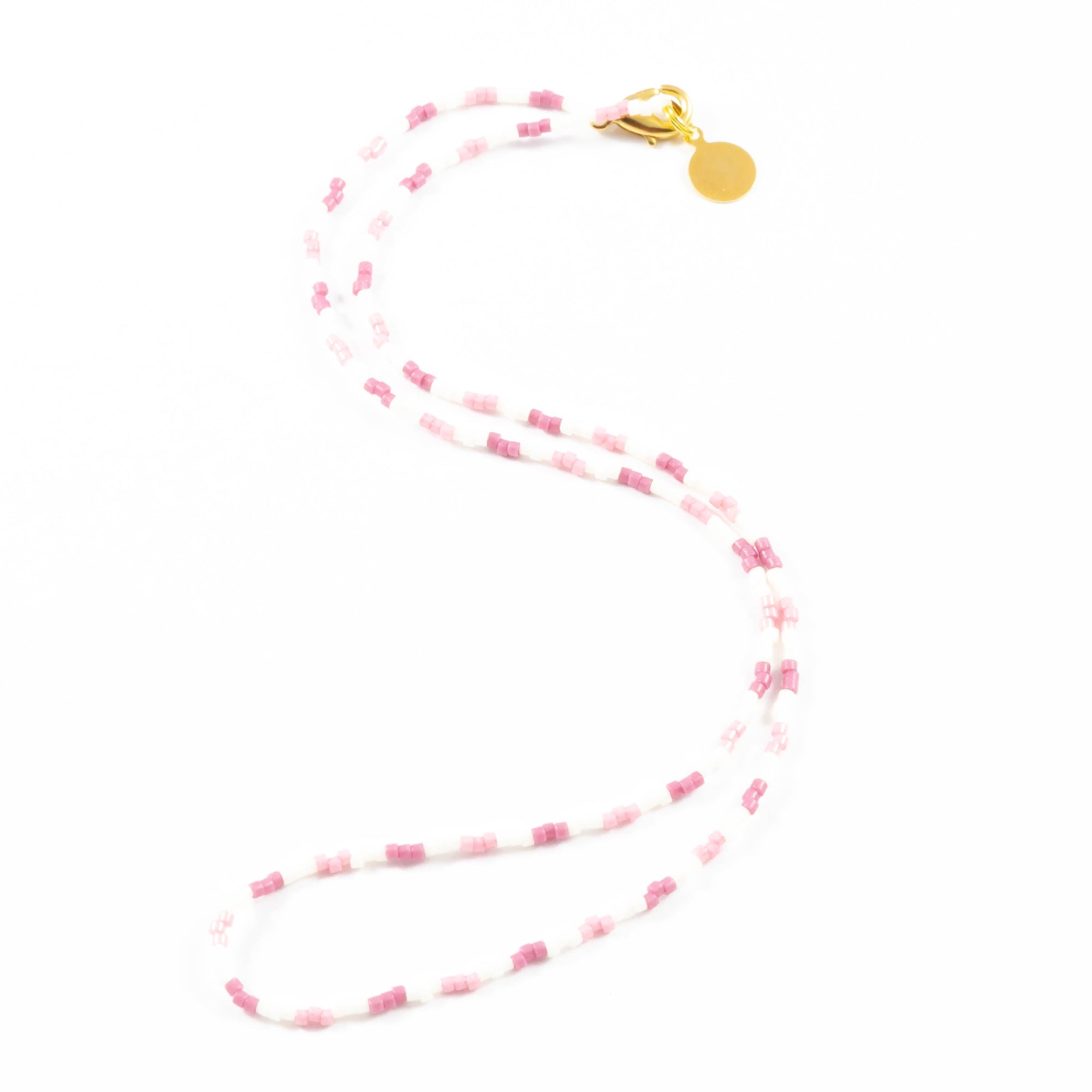 Pinks Shades of Giving Wanderlust Necklace