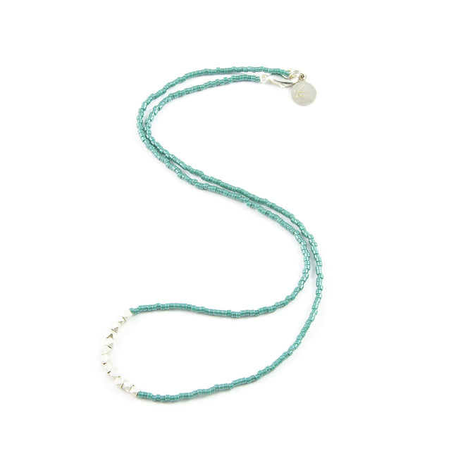 Secret Garden Day to Night Necklace in Silver