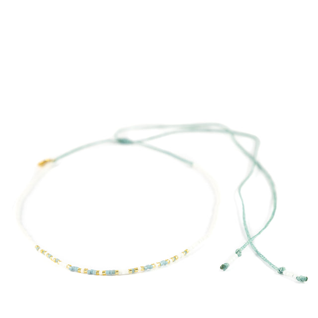 Stormy Ocean HOPE Morse Code Choker