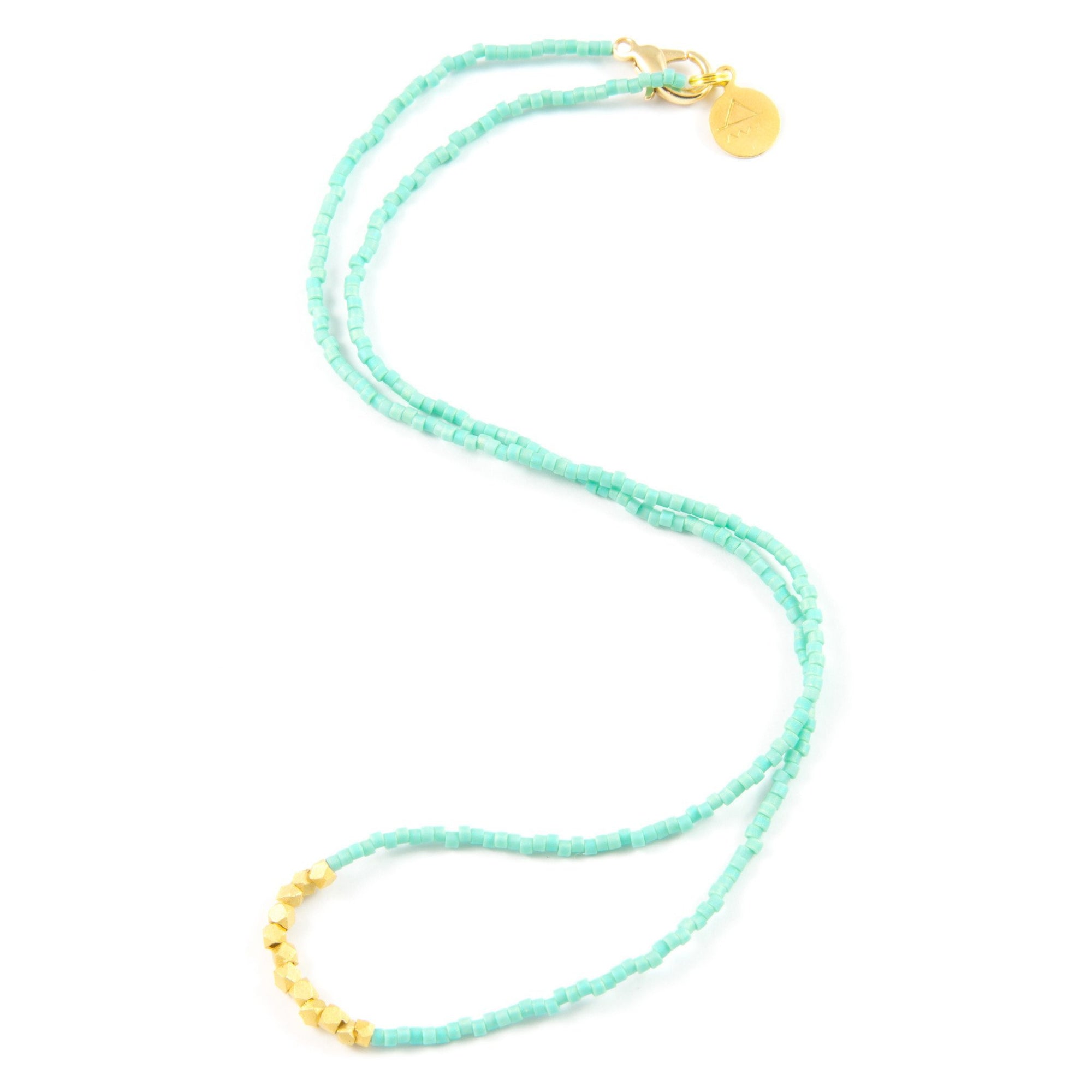 Teal Day to Night Necklace