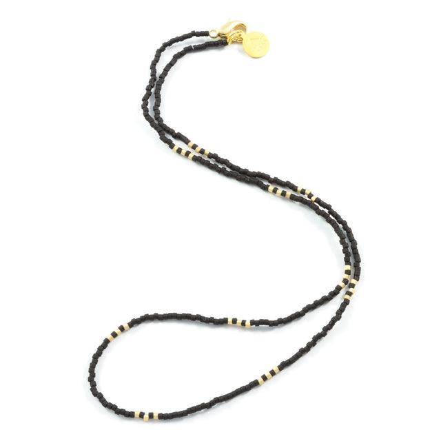 Black Simple Statement Necklace