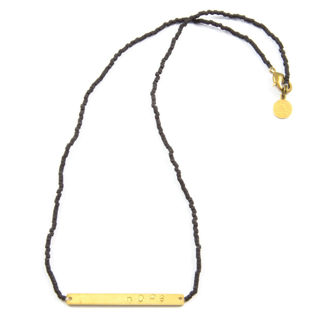 Black HOPE Necklace