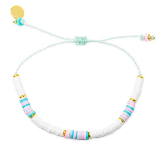 Pink & Teals Cali Surfer Bracelet