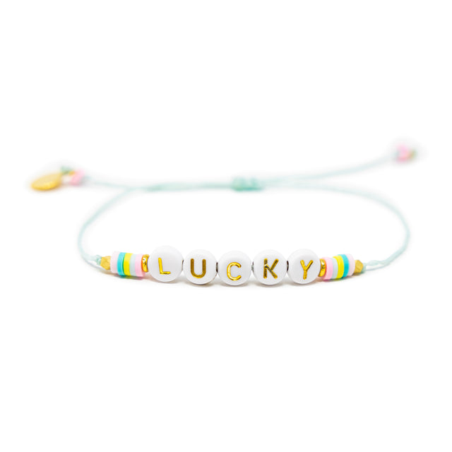 LUCKY Wear Your Heart Bracelet in Cucumber