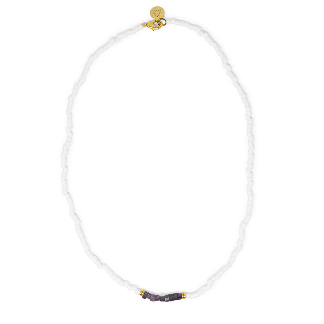 Iolite & Gold Intention Necklace