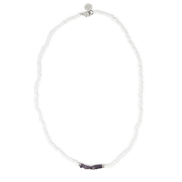 Iolite & Silver Intention Necklace