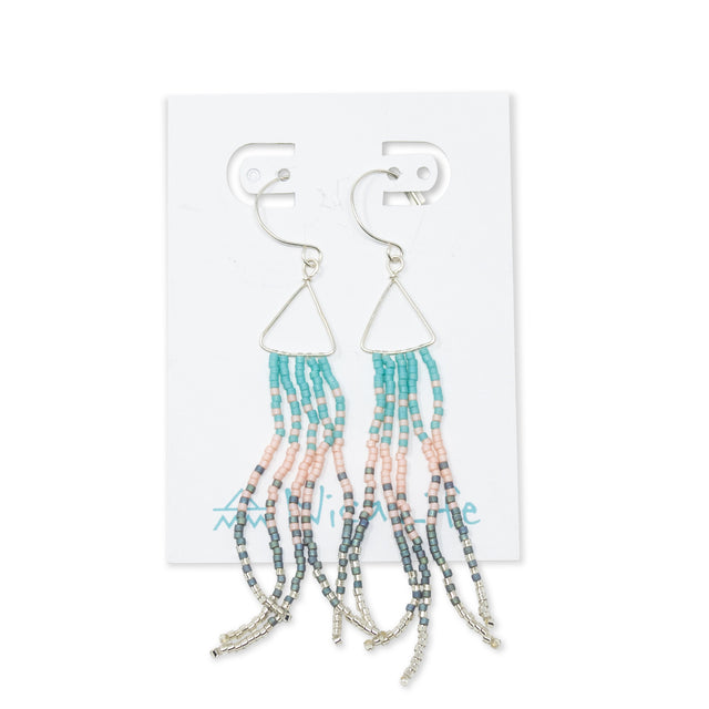 Dessert Sunset Dangles in Silver