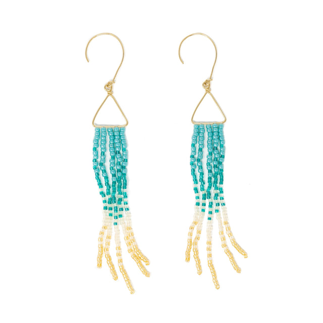 Teals & Gold - Holiday at the Sea Dangles