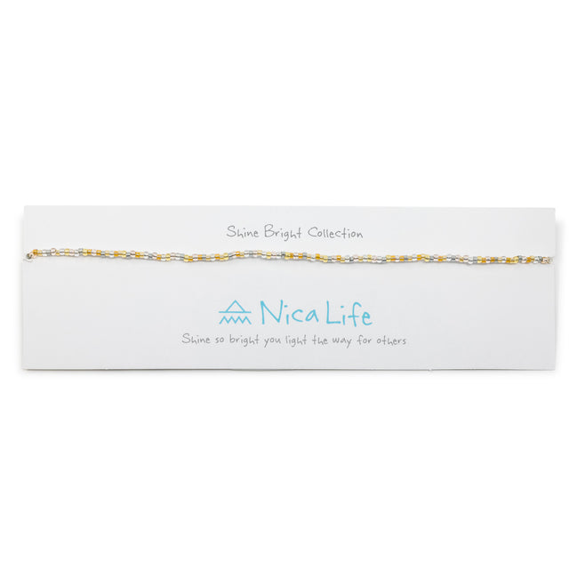 Silver & Rose Gold Shine Bright Choker