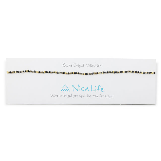 Black & Gold Shine Bright Choker