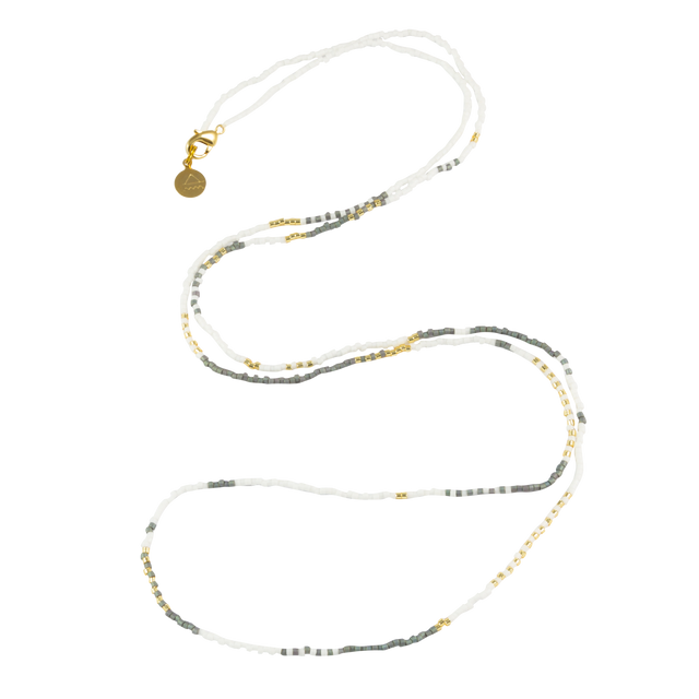 Denim, White & Bright Gold Multiway