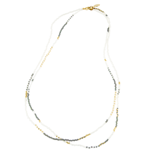 Denim, White & Bright Gold Multiway