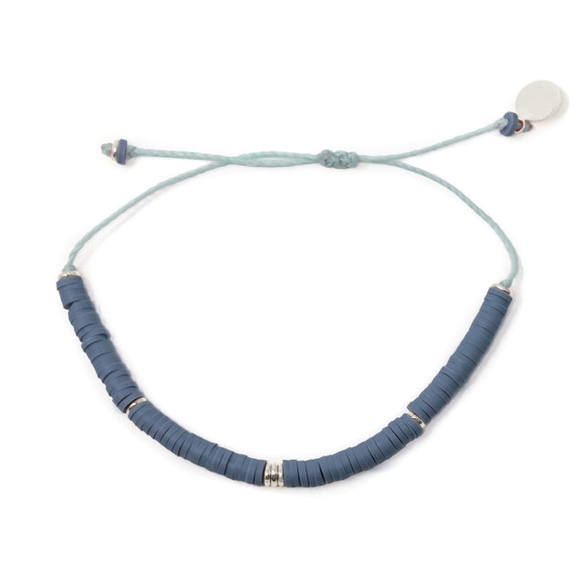 Navy & Silver Cali Surfer Bracelet