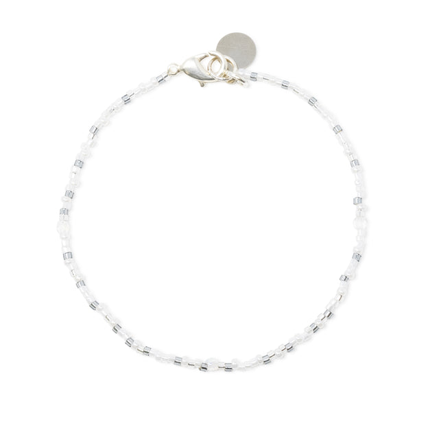 Silver & White Shine Bright Bracelet