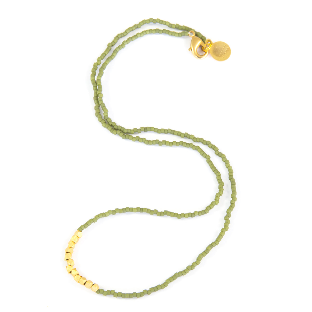 Olive Day to Night Necklace