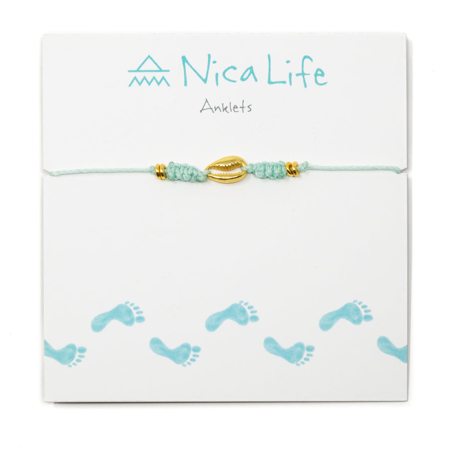 Cucumber Popoyo Anklet in Gold