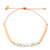 SUNSHINE Wear your Heart Anklet in Creamsicle