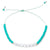 MERMAID Wear your Heart Anklet in Teal