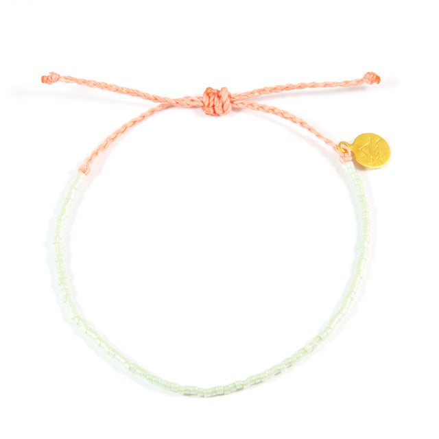 Soft Mint Pearl Simple Bead Bracelet
