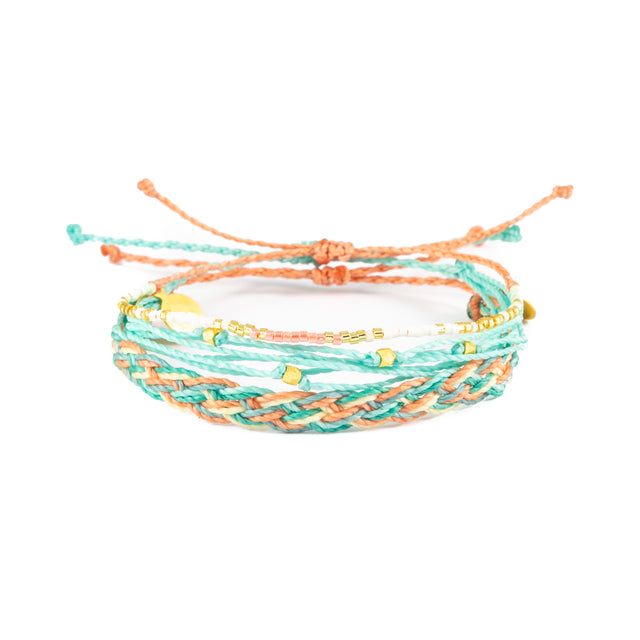 Soft Sunrise Bracelet Stack