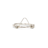 Silver Triangle Ring