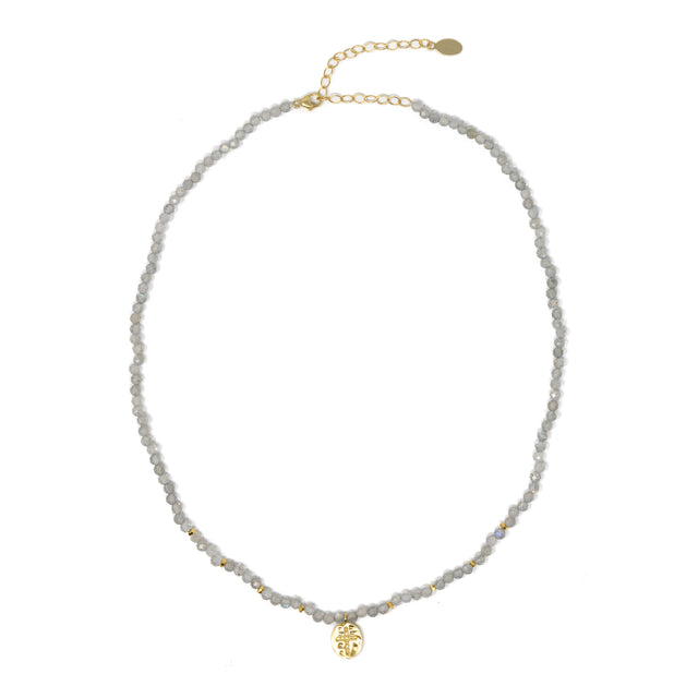 Labradorite Cross Necklace