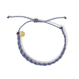 Men's Flat Braid Bracelet- Denim