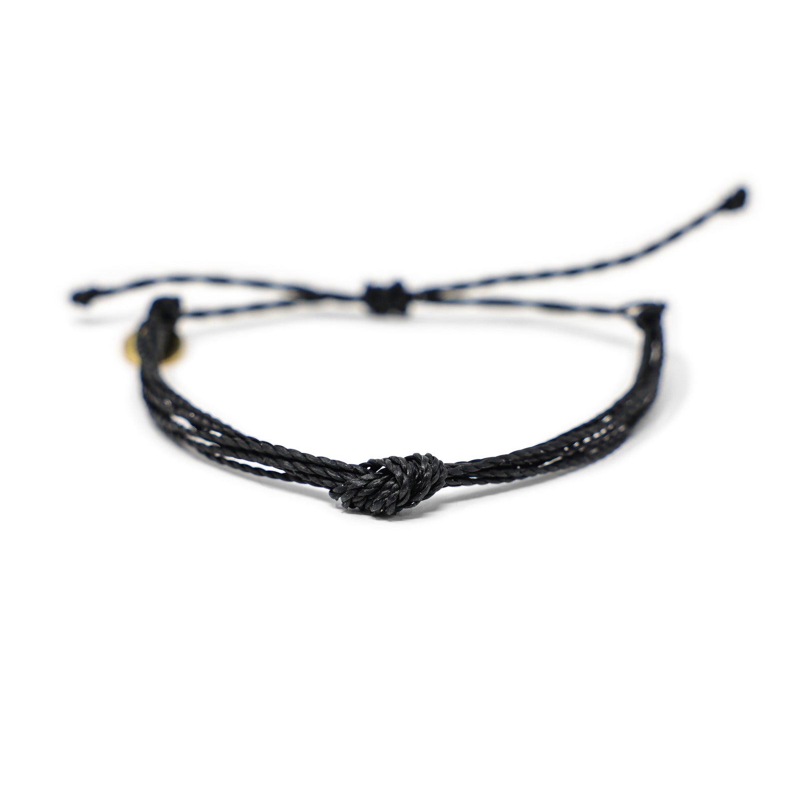 Solid Black Men's Carlos Bracelet