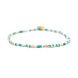 Playa Stretch Bracelet w/ Gold