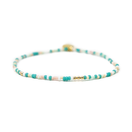 Playa Stretch Bracelet w/ Gold