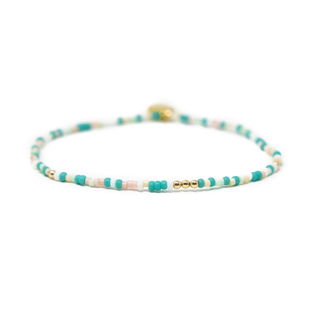 Playa Stretch Bracelet w/ Gold