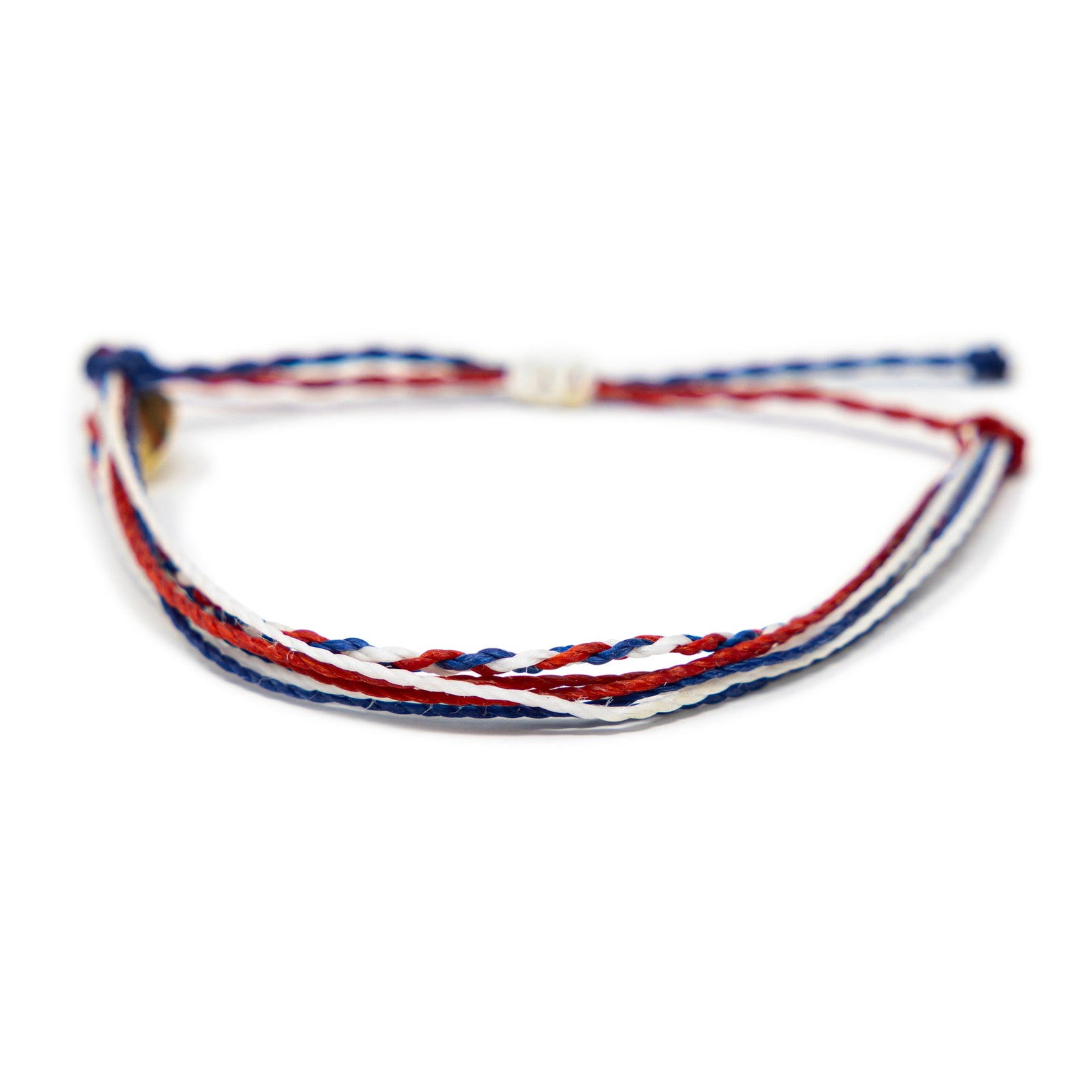Americana Red White & Blue Braided Bracelet
