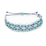 Denim & Cucumber Flor Bracelet