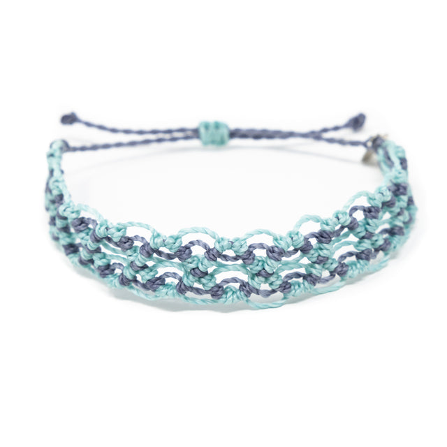 Denim & Cucumber Flor Bracelet