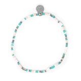 Desert Sunset & Silver Stretch Bracelet
