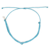 Waterproof Teal String Knot Anklet
