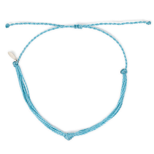 Waterproof Teal String Knot Anklet