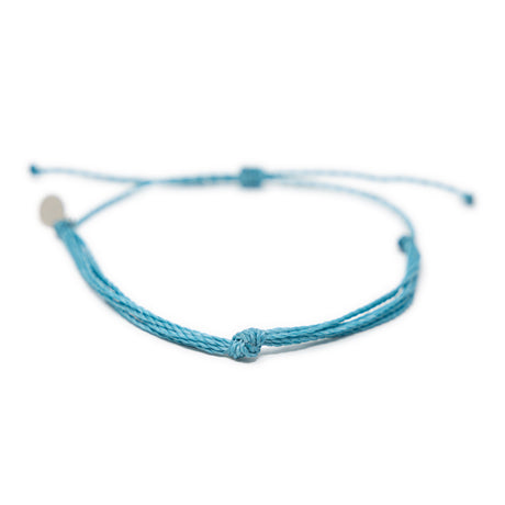 Waterproof Teal String Knot Anklet
