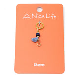 Dainty Opal & Lapis Charm