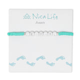 MERMAID Wear your Heart Anklet in Teal