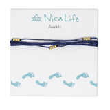 Navy Macua Anklet