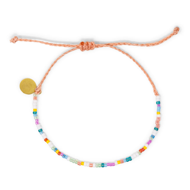 Carnival Seed Bead Adjustable Bracelet