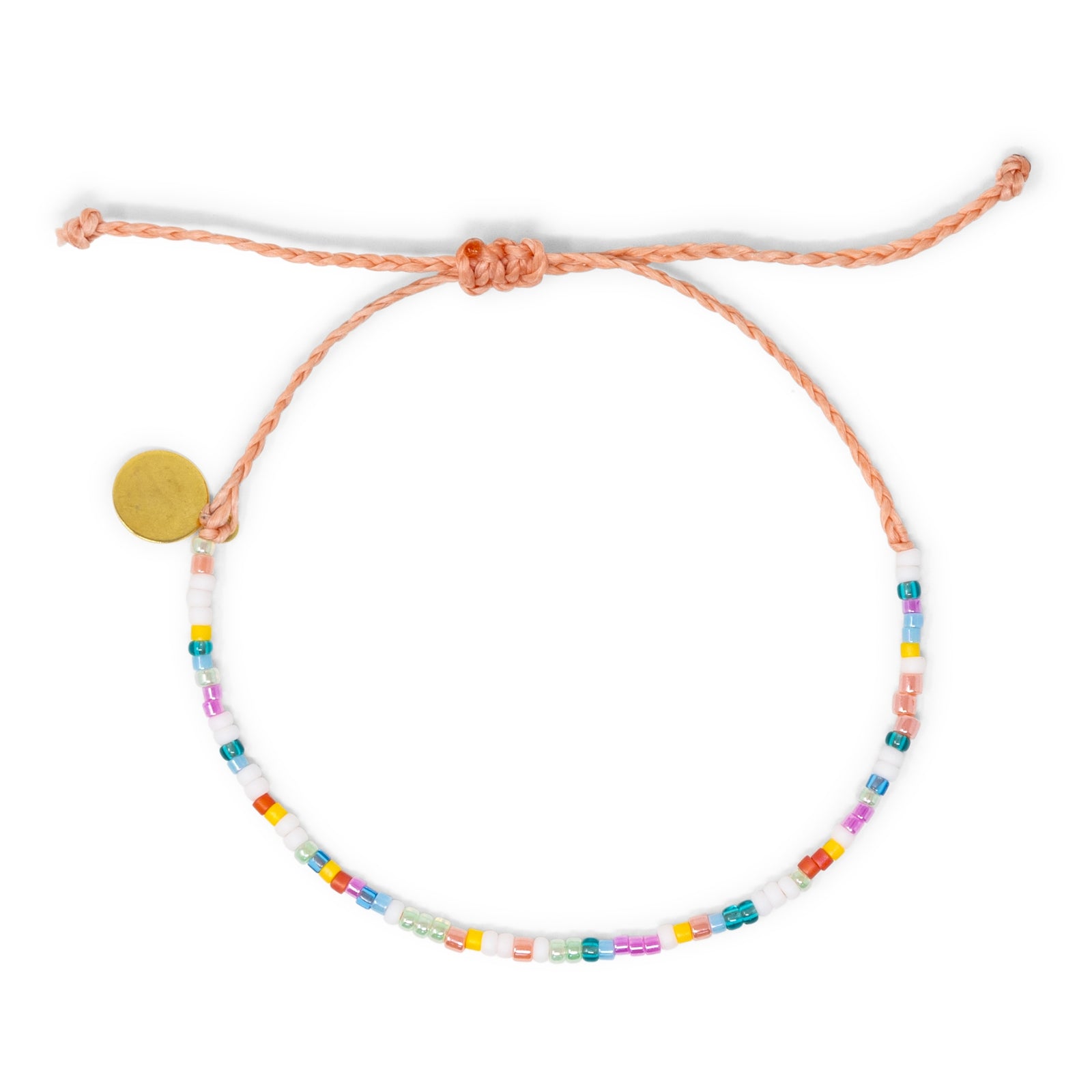 Carnival Seed Bead Adjustable Bracelet