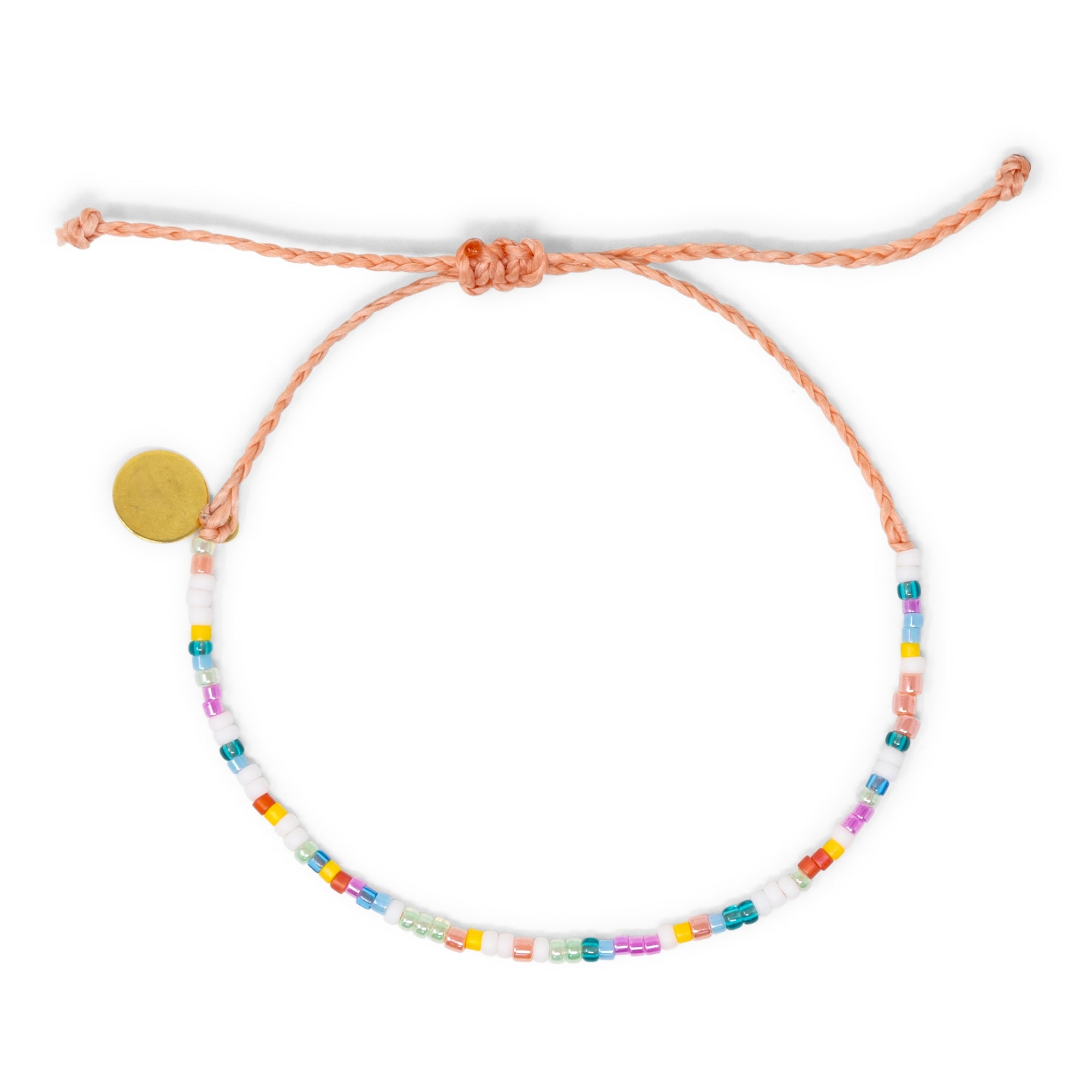 Carnival Seed Bead Adjustable Bracelet