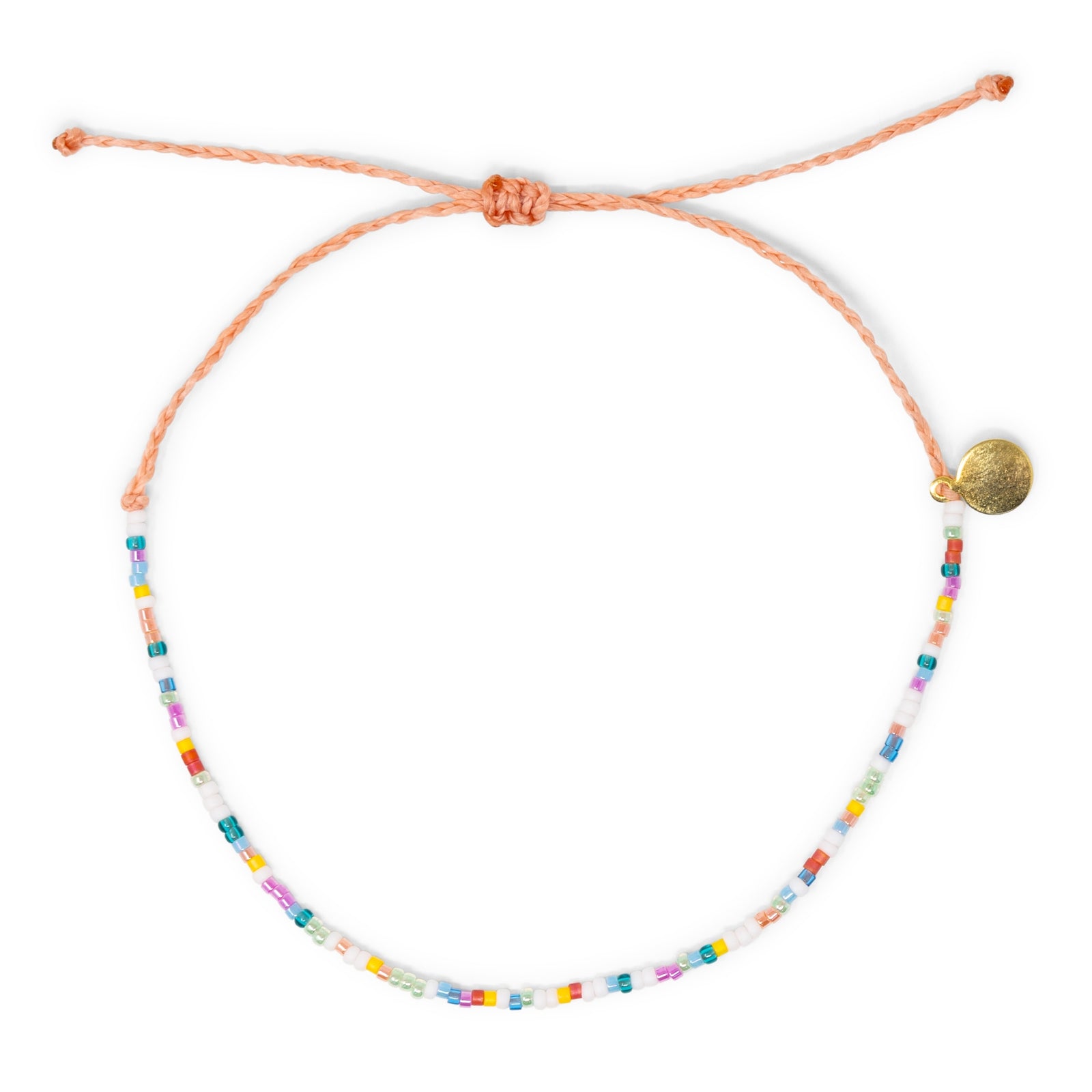 Carnival Seed Bead Waterproof Anklet